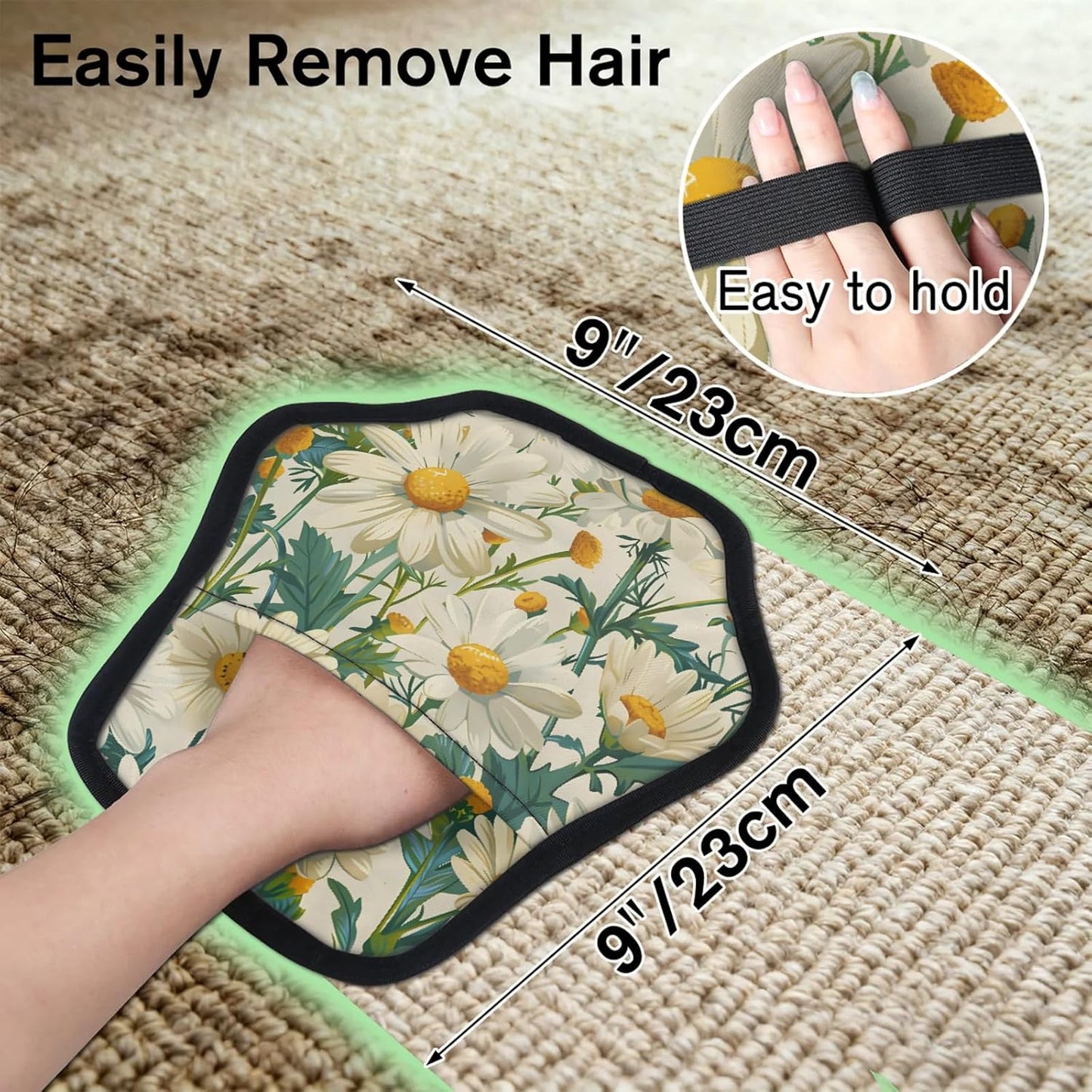 Pet Hair Removal Glove for Dogs Cats Reusable Washable Set