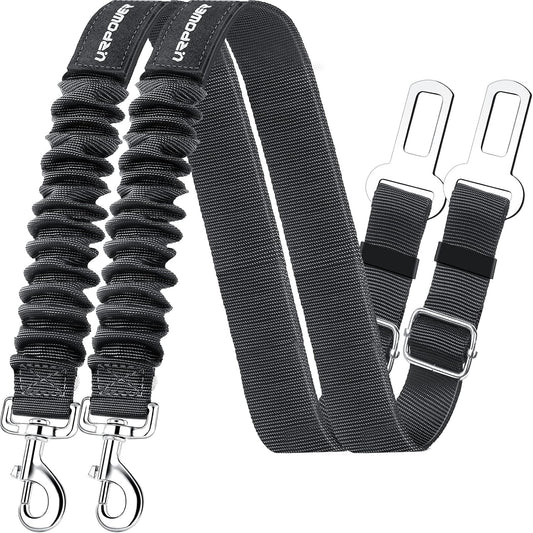 2 Pack Dog Seat Belt, Retractable Dog Car Harness