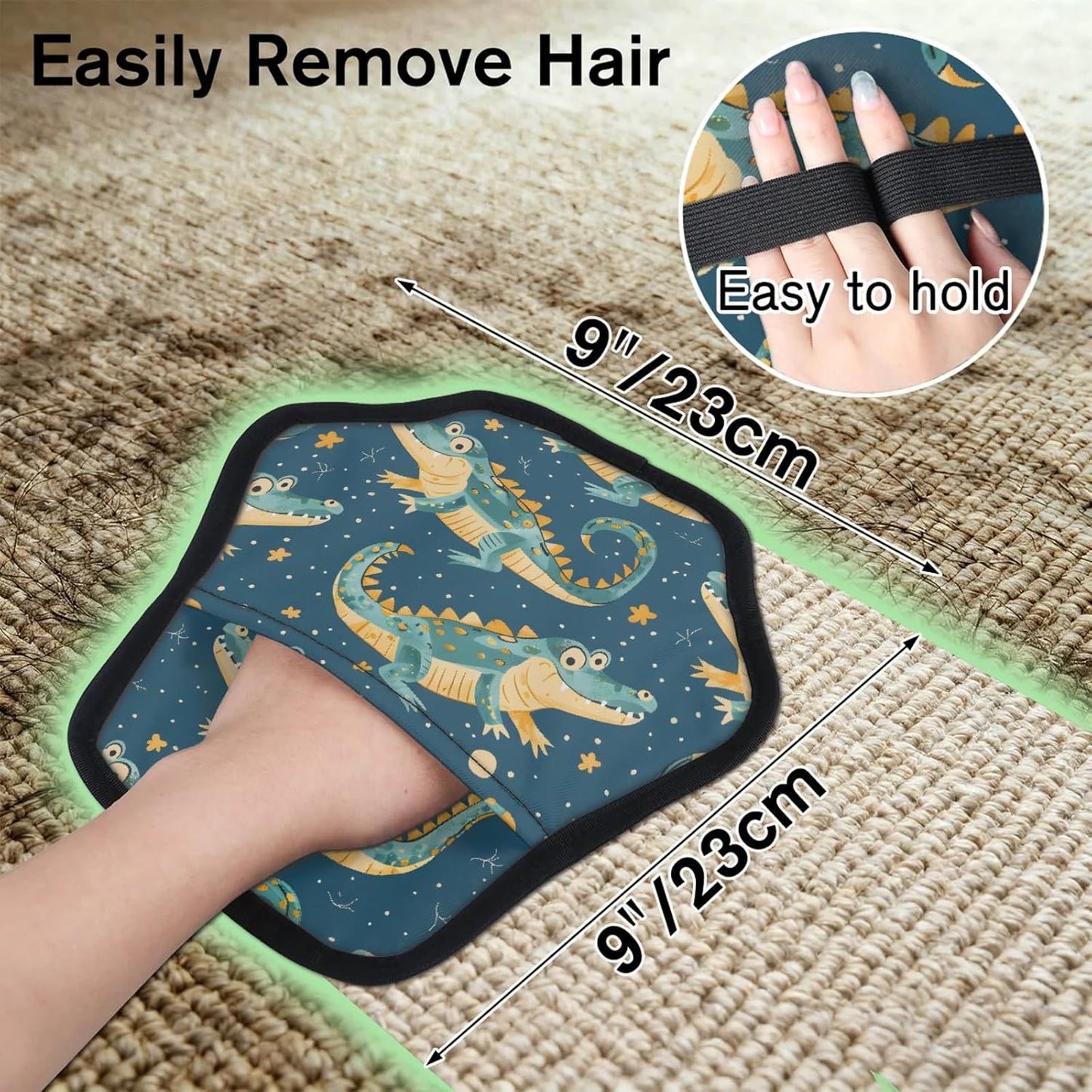 Pet Hair Removal Glove for Dogs Cats Reusable Washable Set
