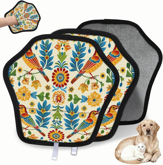 Mexican Style Talavera 2Pcs Electrostatic Reusable Pet Hair