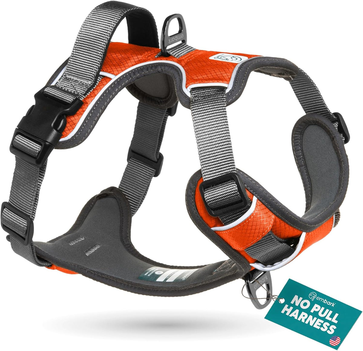 Embark Adventure No-Pull Medium Dog Harness – Reflective