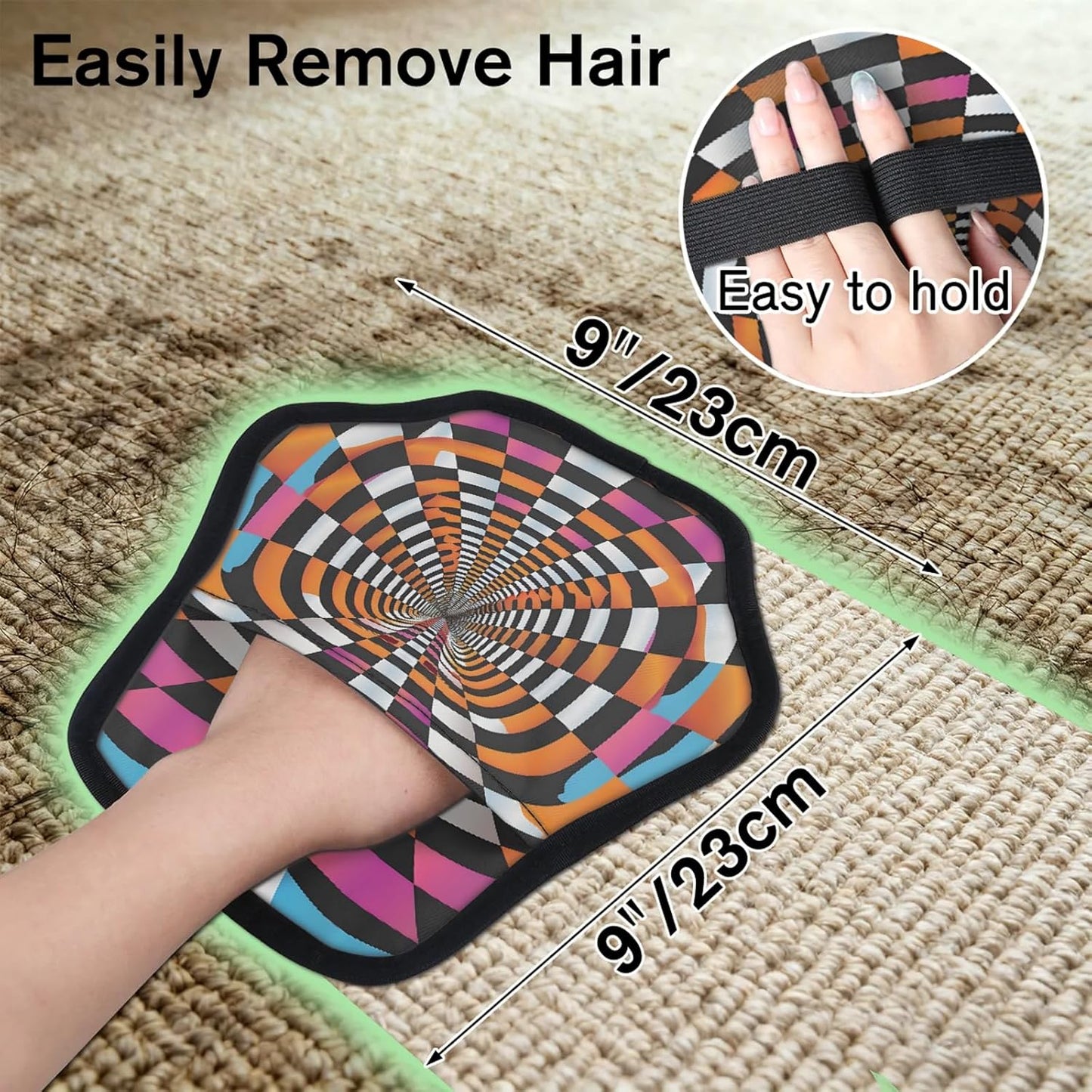 Pet Hair Removal Glove for Dogs Cats Reusable Washable Set