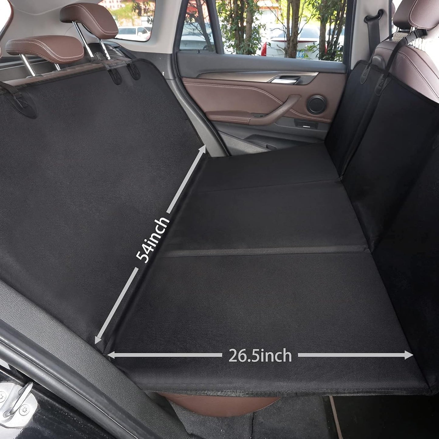 Back Seat Extender for Dogs, Seat Bridge for Dogs, Padded