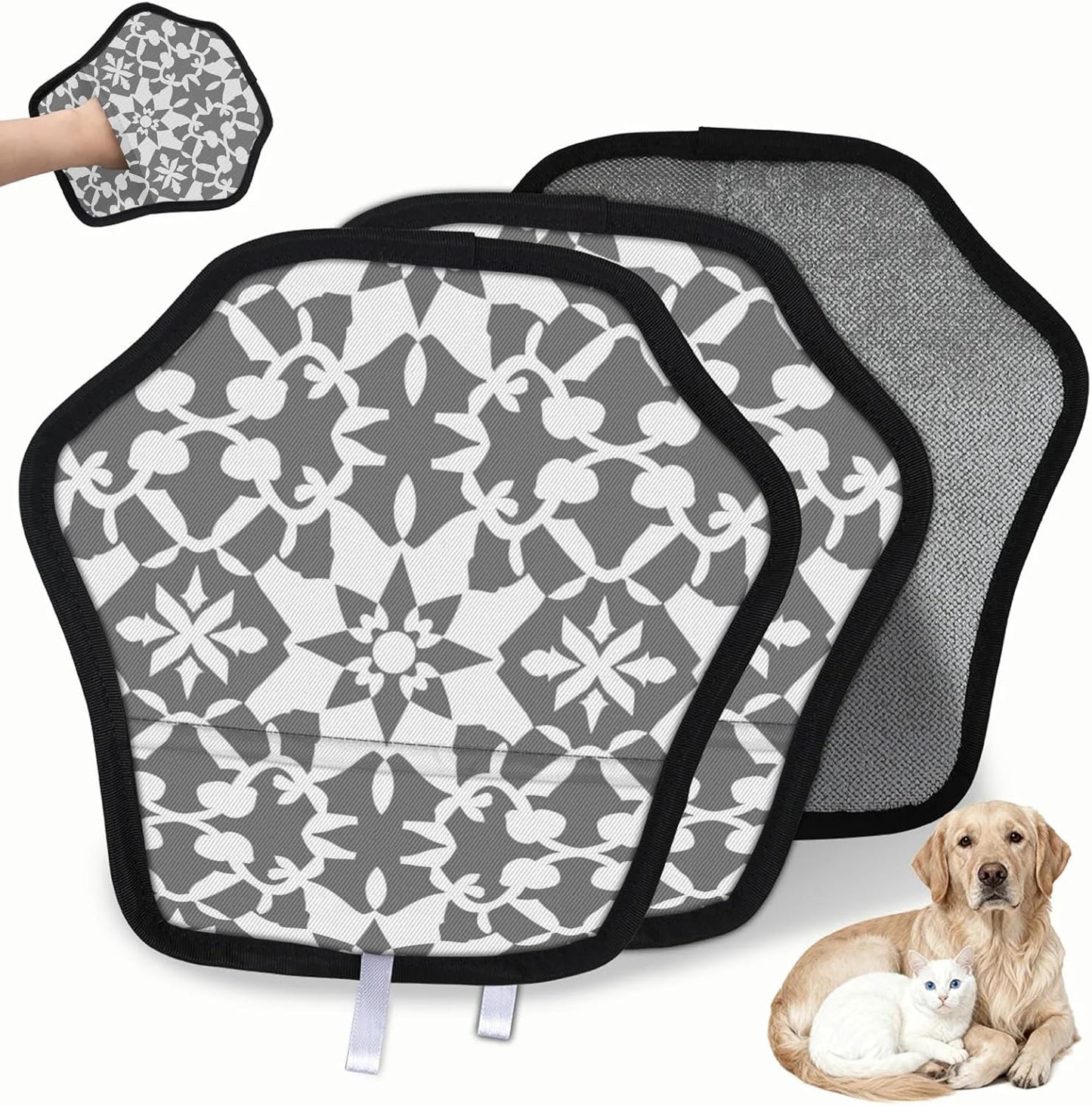 Moroccan Trellis 2Pcs Electrostatic Reusable Pet Hair