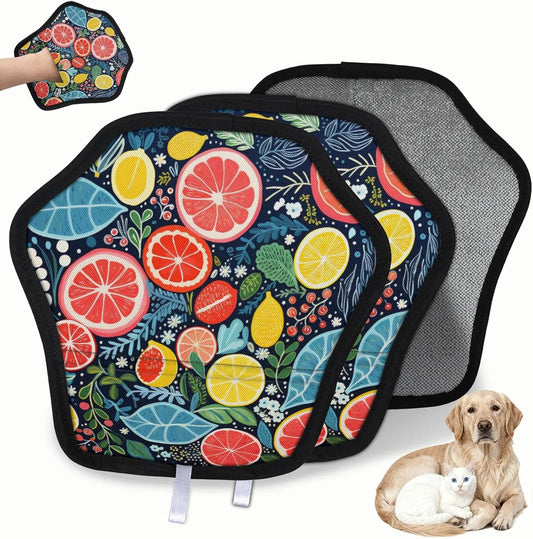 Pet Hair Removal Glove for Dogs Cats Reusable Washable Set
