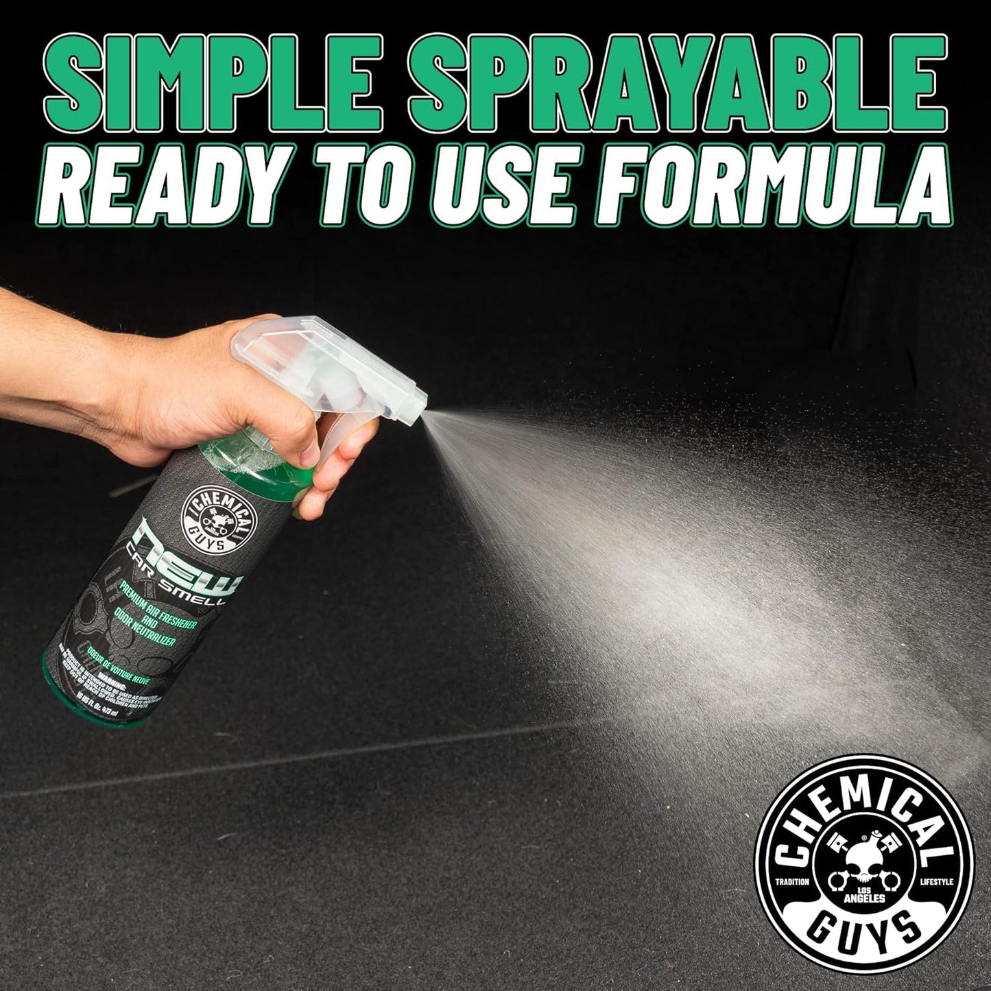 New Car Smell Air Freshener and Premium Odor Eliminator