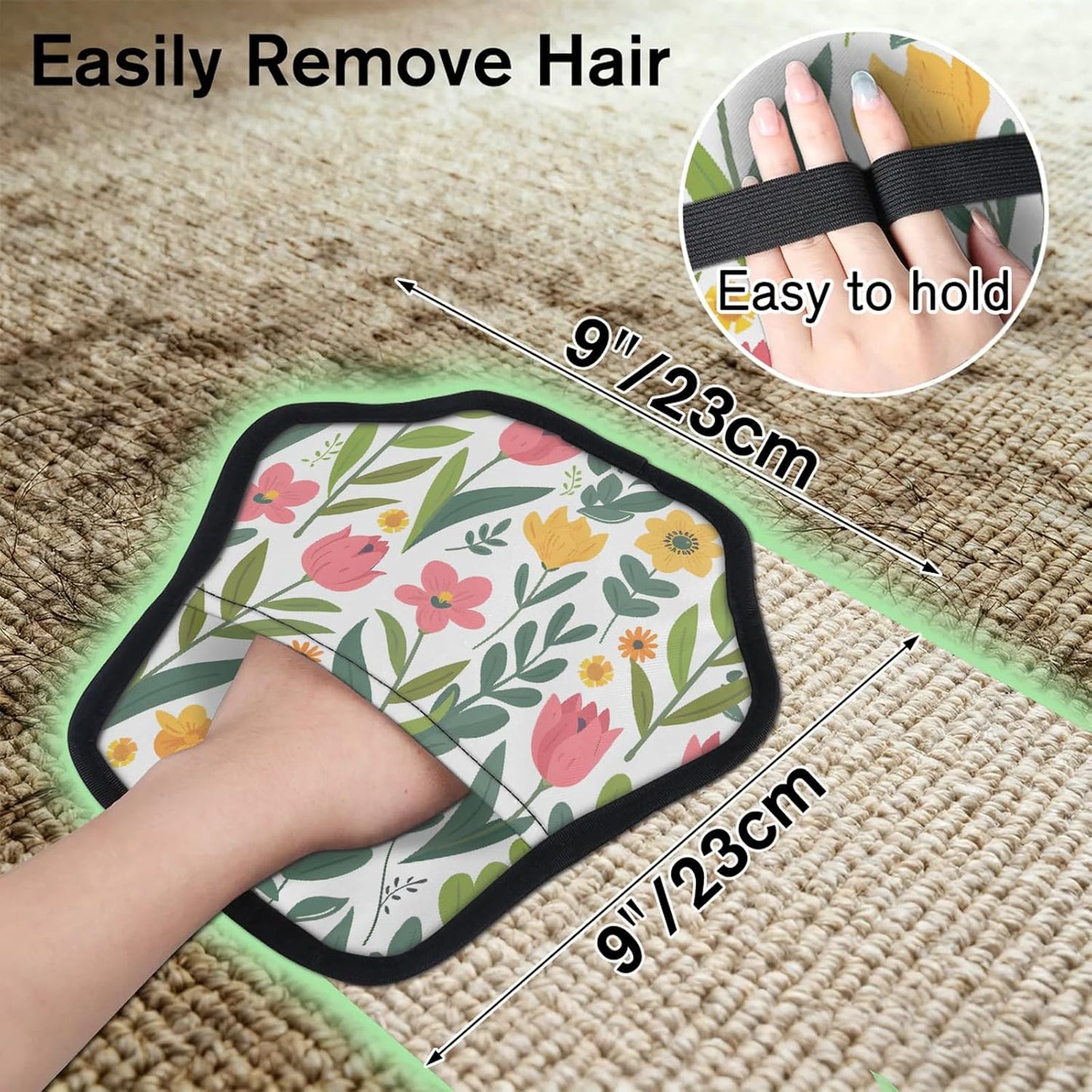 Pet Hair Removal Glove for Dogs Cats Reusable Washable Set