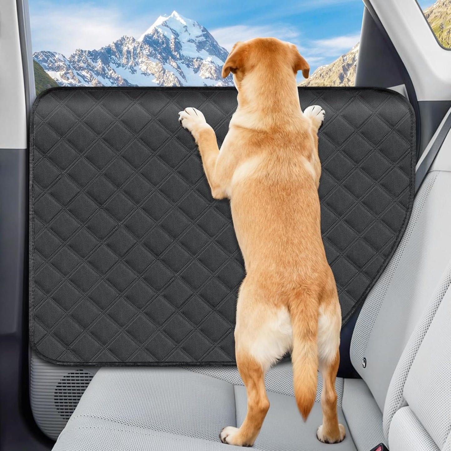 Dog Car Door Protector, 2 Pack Oversized Thickened Door