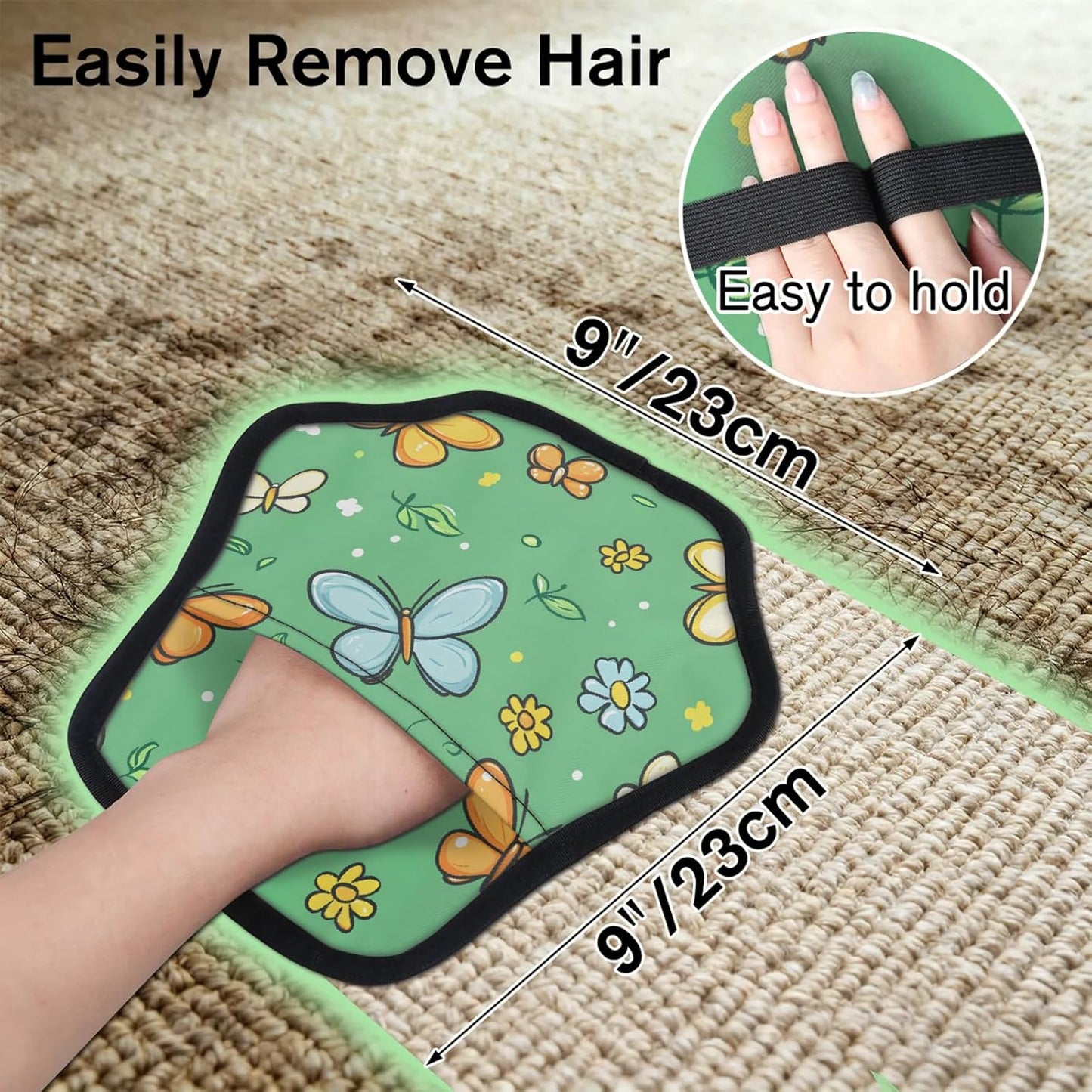 Pet Hair Removal Glove for Dogs Cats Reusable Washable Set