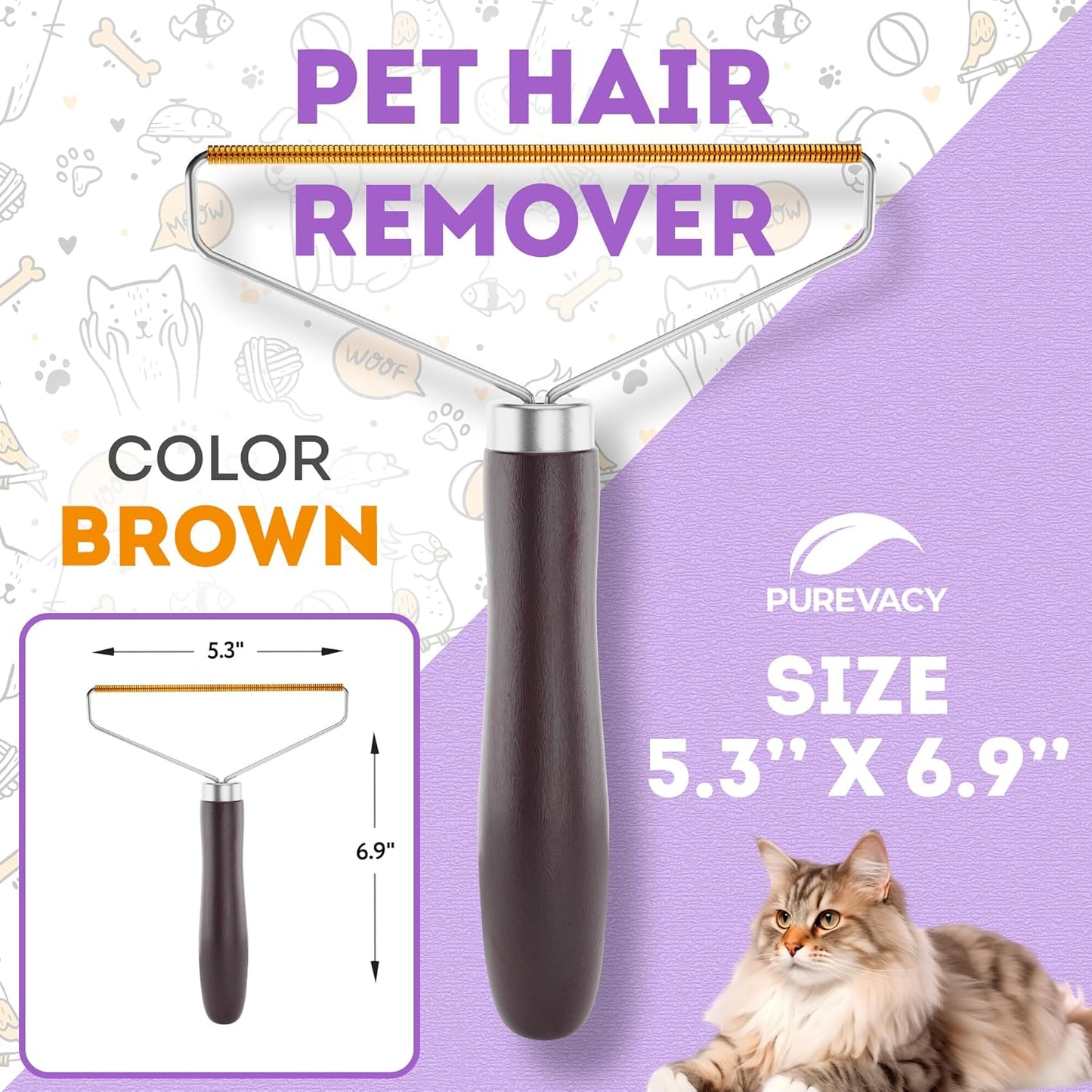 Pet Hair Remover for Furniture. Cat and Dog Fur Remover