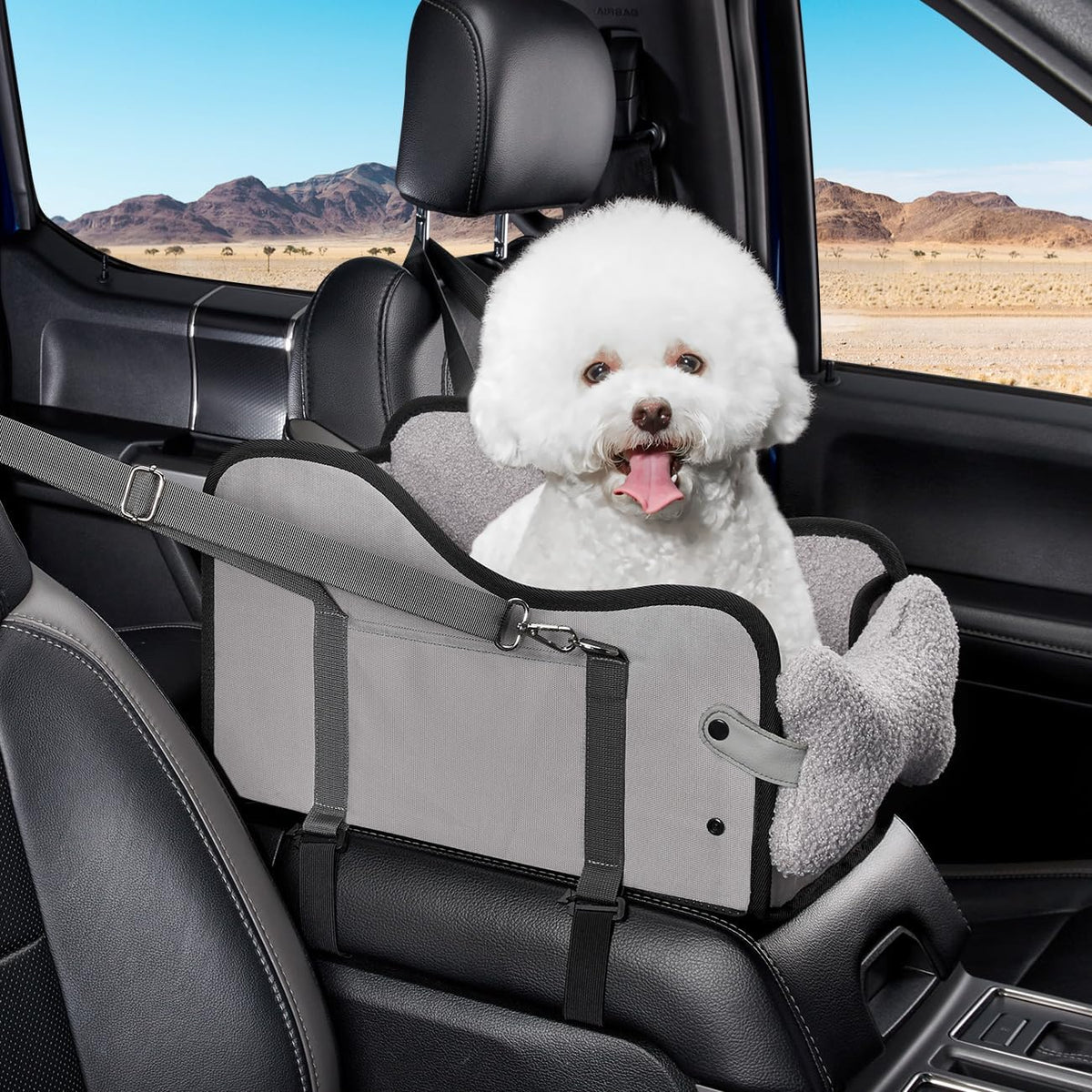 Center Console Dog Car Seat,Pet Puppy Car Seat,Middle