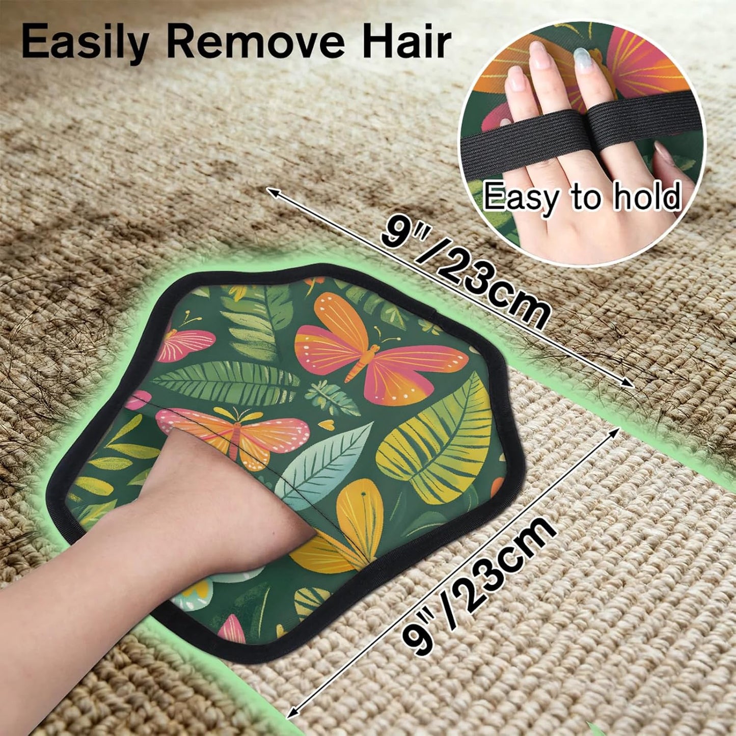 Pet Hair Removal Glove for Dogs Cats Reusable Washable Set