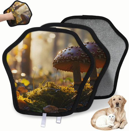 Pet Hair Removal Glove for Dogs Cats Reusable Washable Set