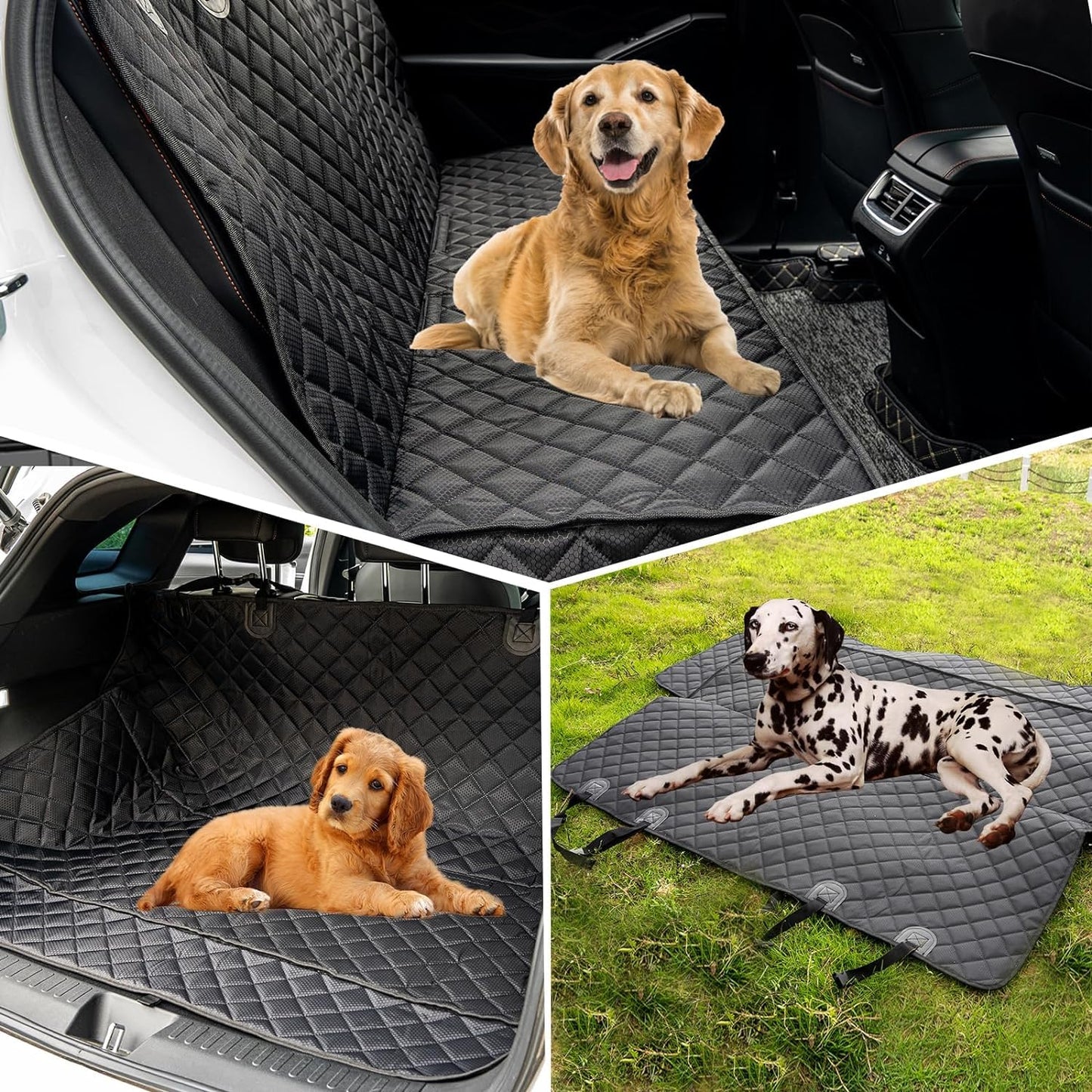 Dog Car Seat Cover, Back Seat Cover for Dogs Pet Car Seat