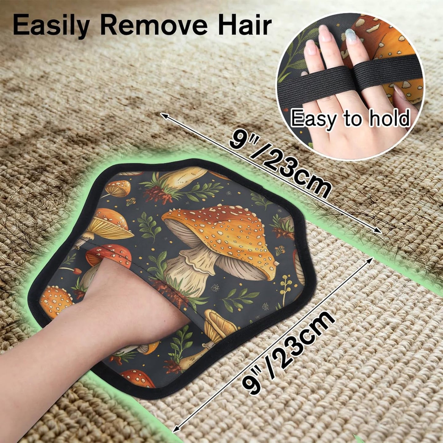 Pet Hair Removal Glove for Dogs Cats Reusable Washable Set