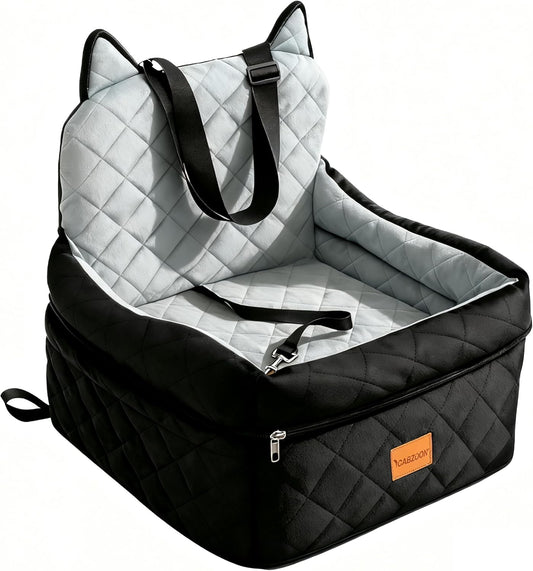 Dog Car Seat for Small/Medium Dogs Up to 35lbs,Elevated