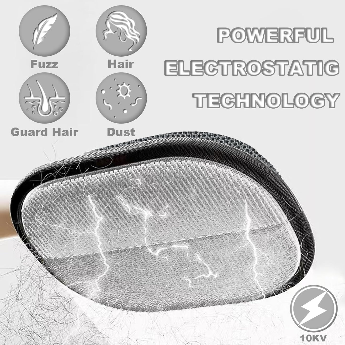 Pet Hair Remover Gloves for Dogs, Upgraded Electrostatic