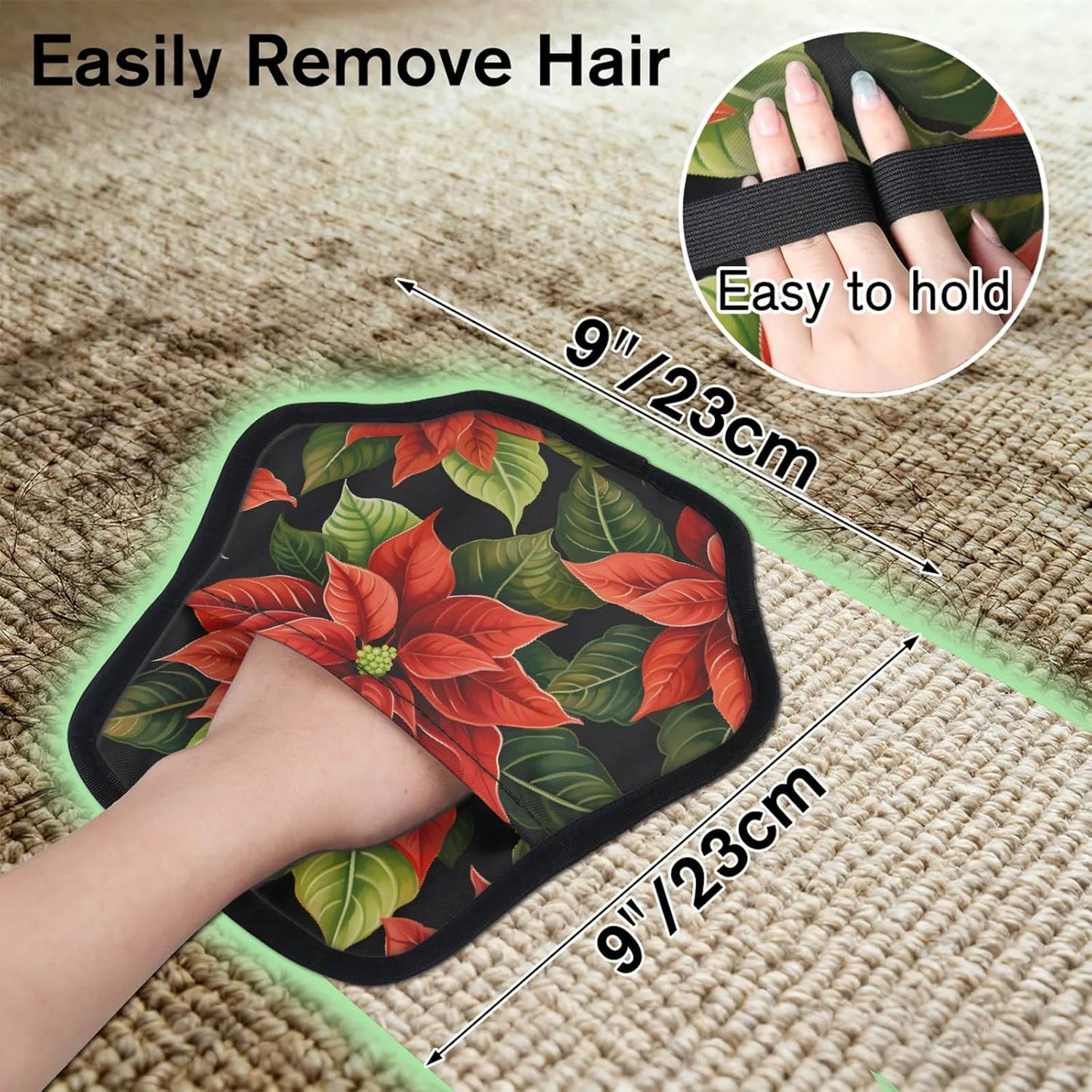 Pet Hair Removal Glove for Dogs Cats Reusable Washable Set