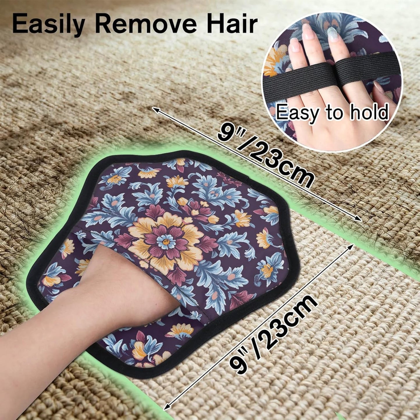 Pet Hair Removal Glove for Dogs Cats Reusable Washable Set