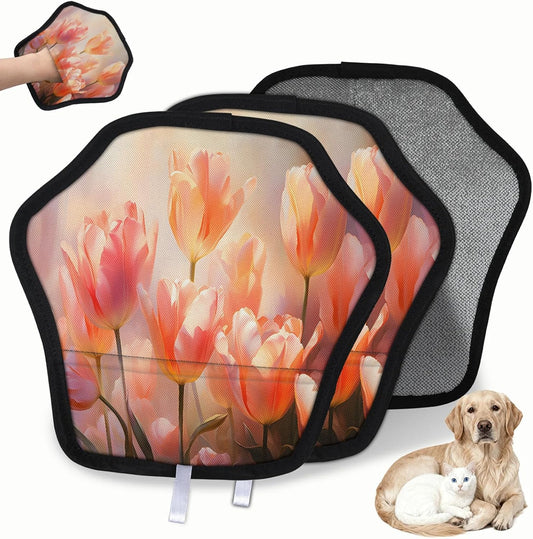 Pet Hair Removal Glove for Dogs Cats Reusable Washable Set