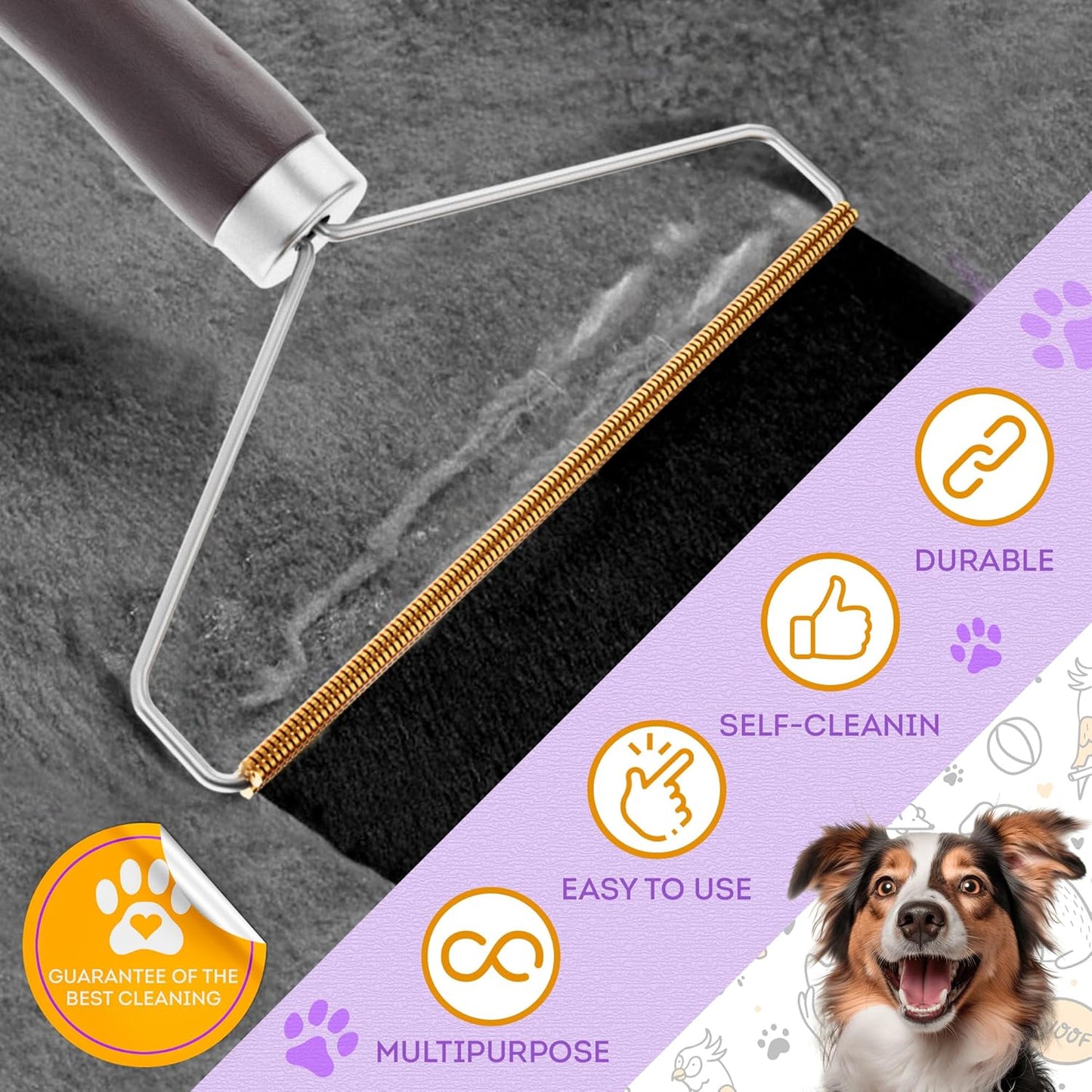 Pet Hair Remover for Furniture. Cat and Dog Fur Remover
