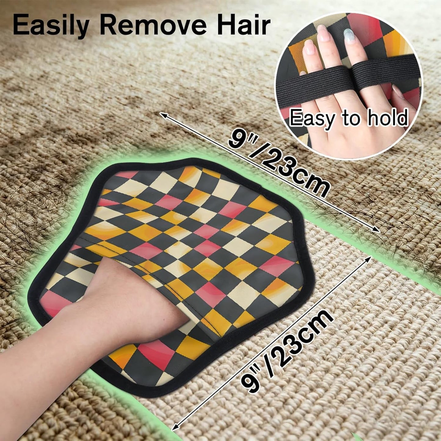 Pet Hair Removal Glove for Dogs Cats Reusable Washable Set