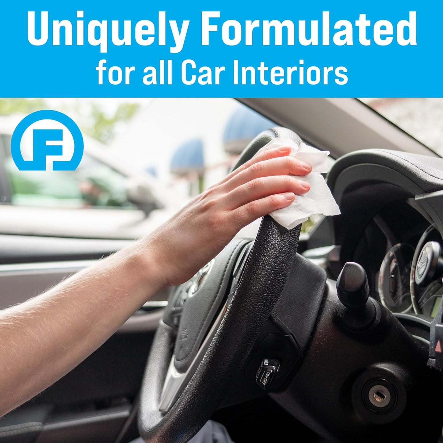 Car Interior Wipes for Car Interior Cleaning, Dashboard