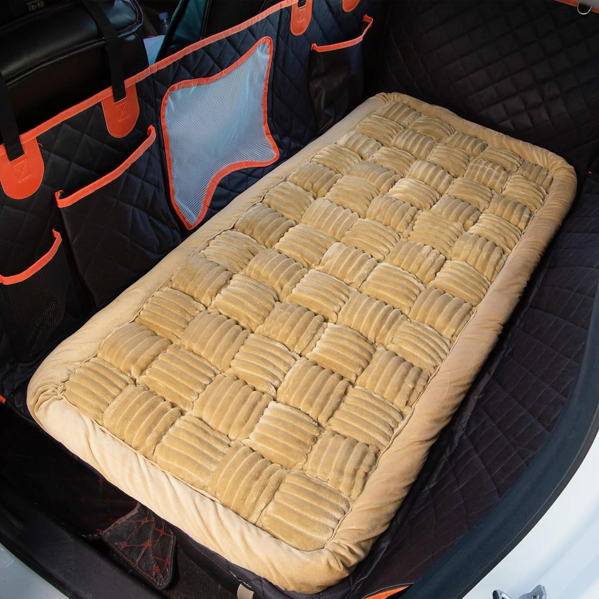 Dog Bed for Car Back Seat Soft Plush Backseat Pet Bed Mat