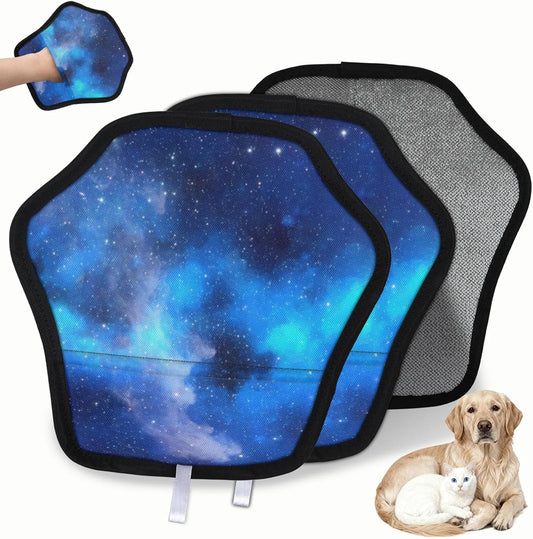 Pet Hair Removal Glove for Dogs Cats Reusable Washable Set