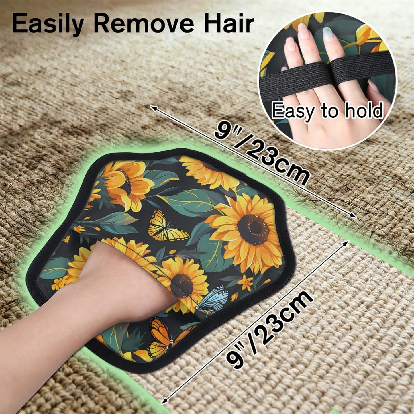 Pet Hair Removal Glove for Dogs Cats Reusable Washable Set
