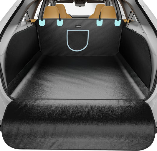 SUV Cargo Liner for Dogs with PU Leather, Waterproof Pet