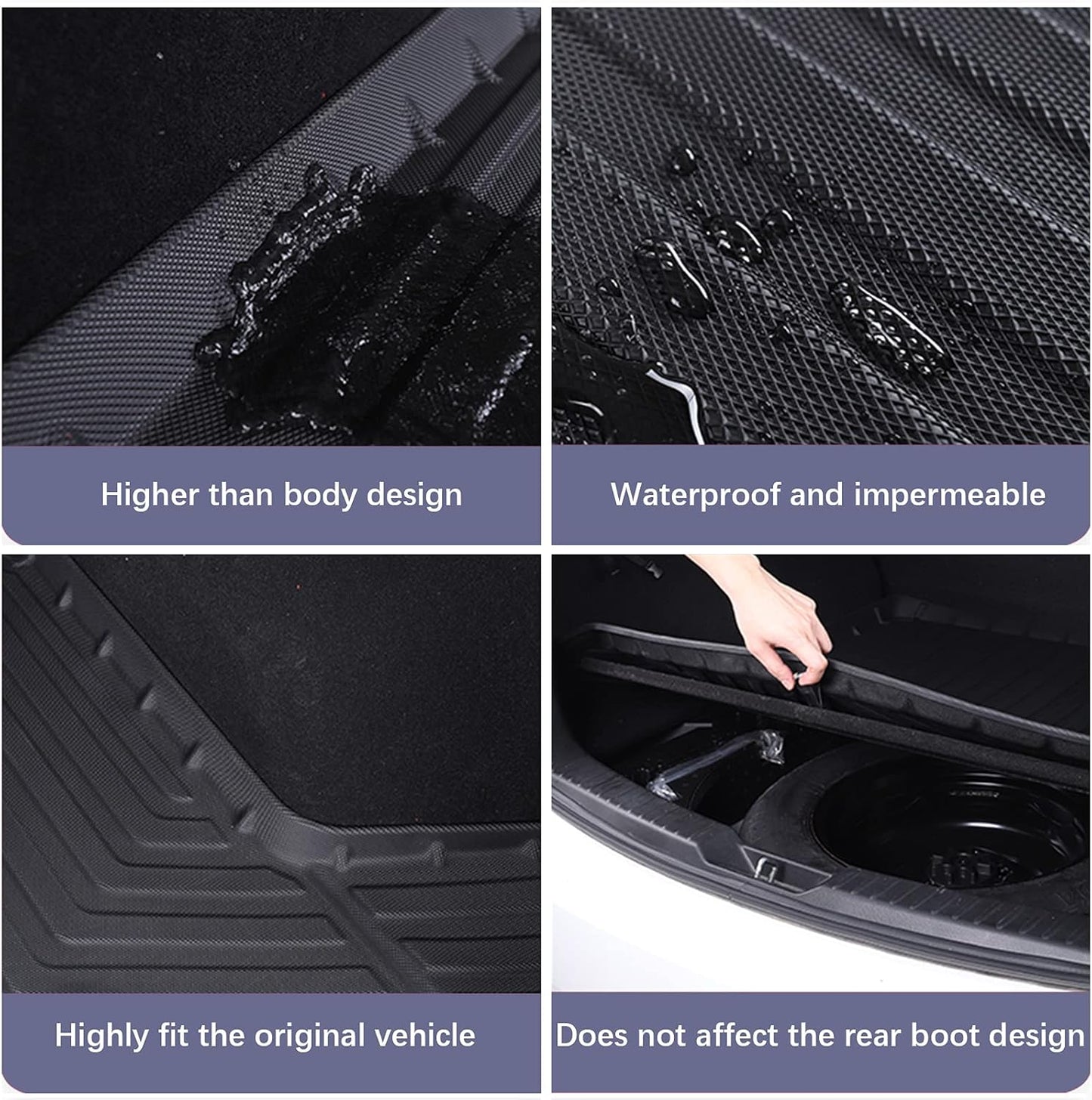 Rear Seat Back Cover Backrest Protector for 2018-2024