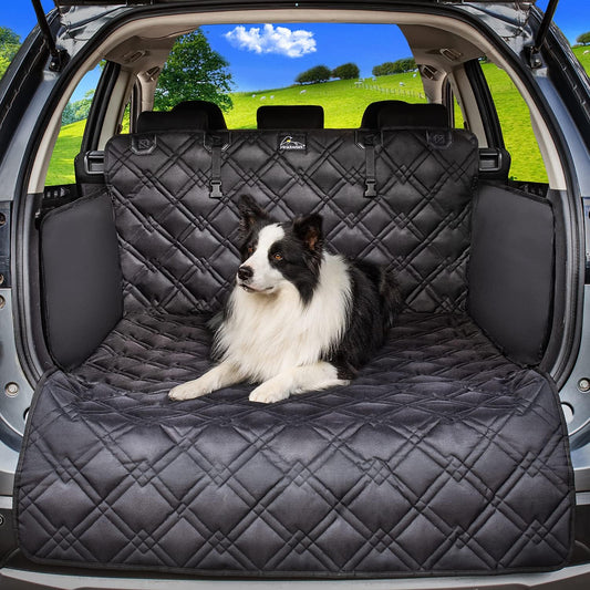 SUV Cargo Liner Dog Seat Covers, Double Stitched & Extra