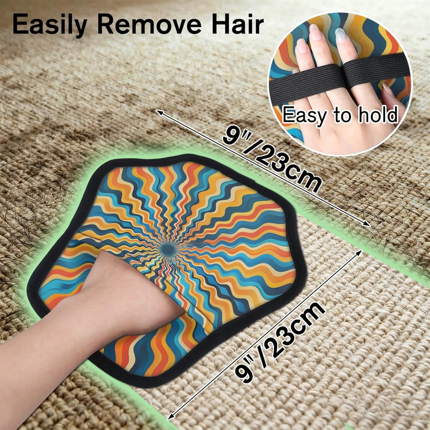 Pet Hair Removal Glove for Dogs Cats Reusable Washable Set