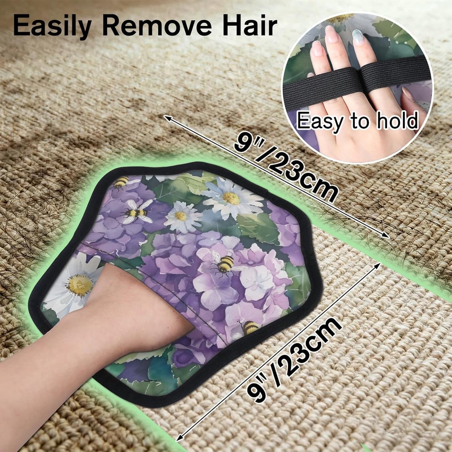 Pet Hair Removal Glove for Dogs Cats Reusable Washable Set