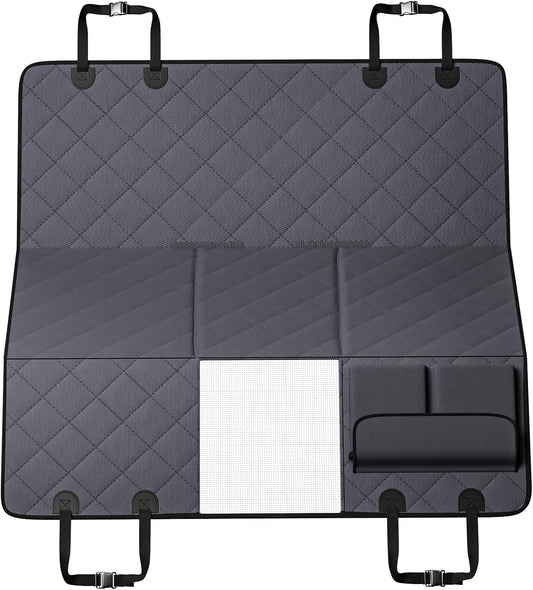 Back Seat Extender for Dogs,Hard Bottom Car Seat Cover for