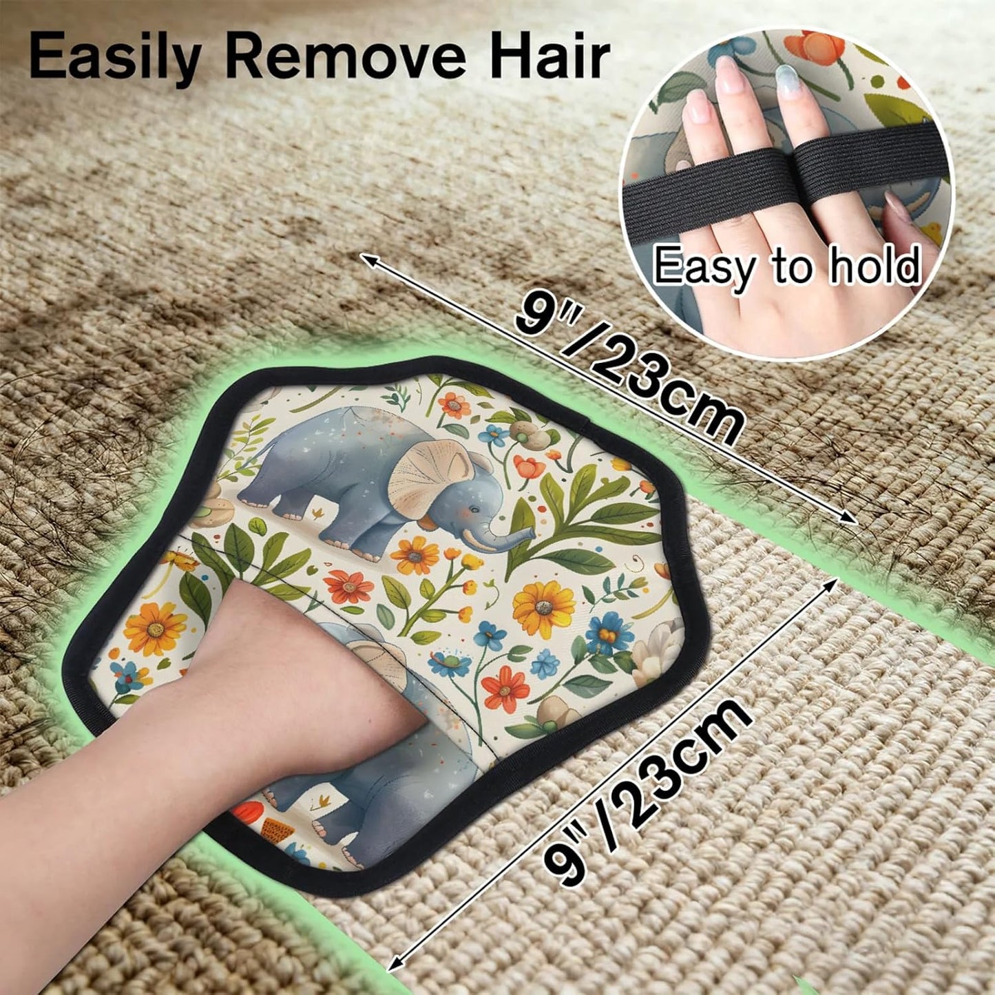 Pet Hair Removal Glove for Dogs Cats Reusable Washable Set