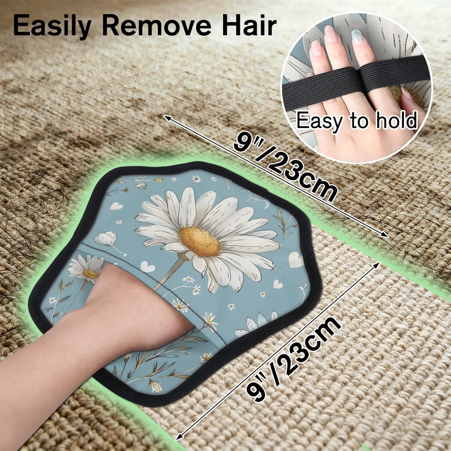Pet Hair Removal Glove for Dogs Cats Reusable Washable Set
