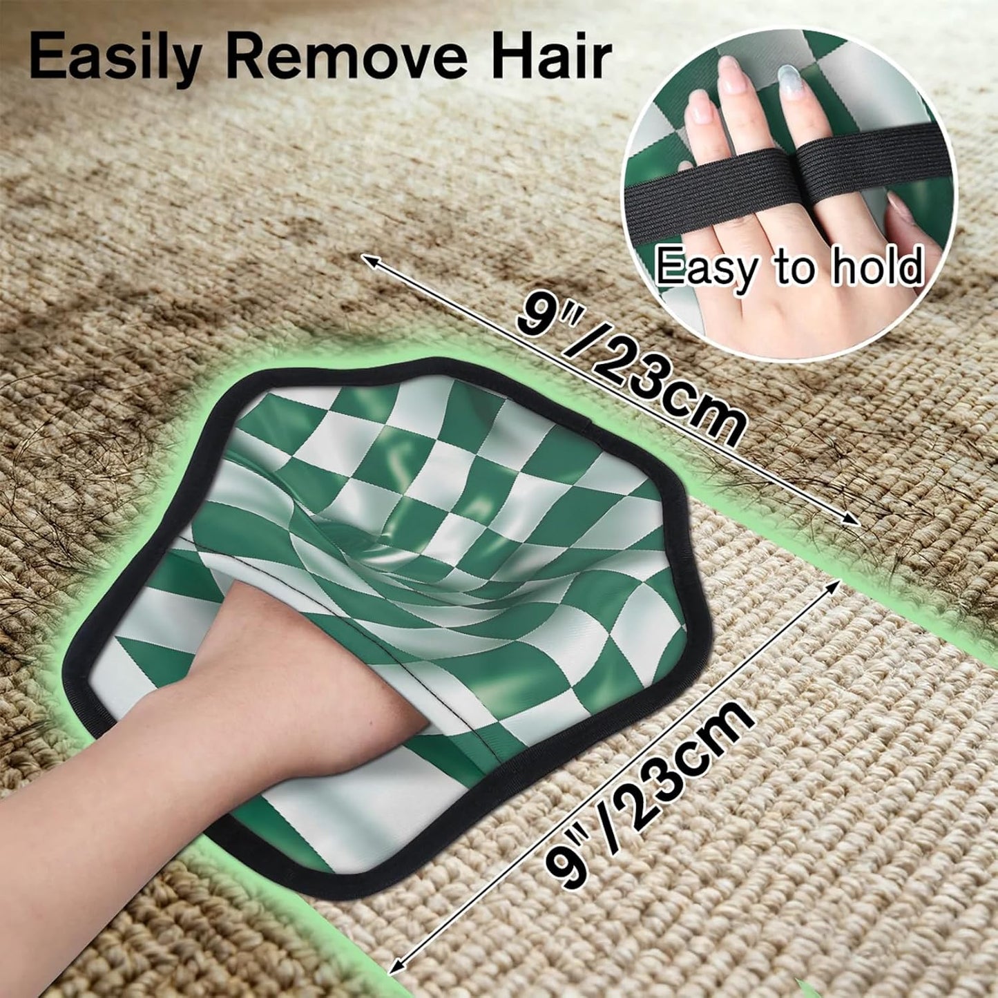 Pet Hair Removal Glove for Dogs Cats Reusable Washable Set
