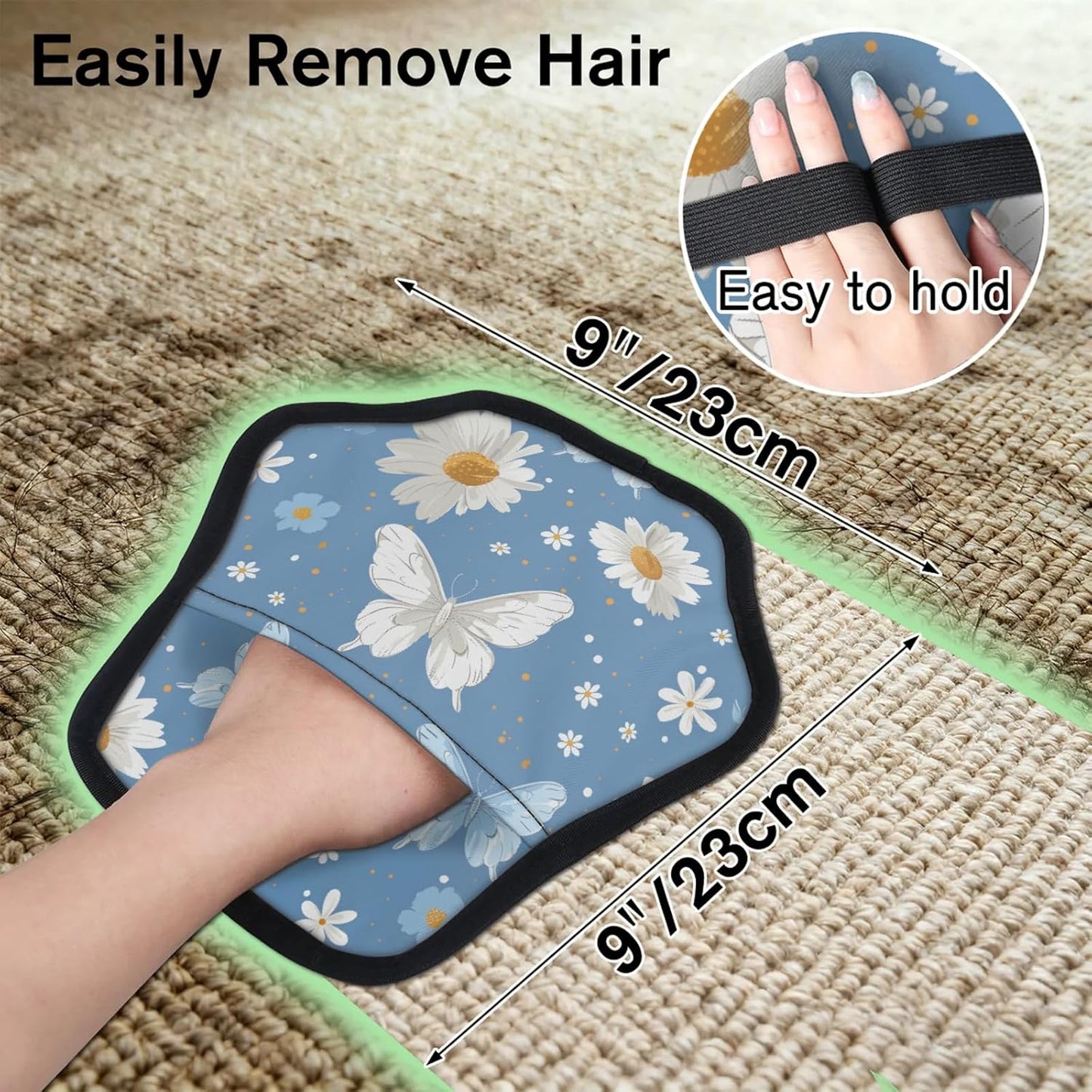 Pet Hair Removal Glove for Dogs Cats Reusable Washable Set