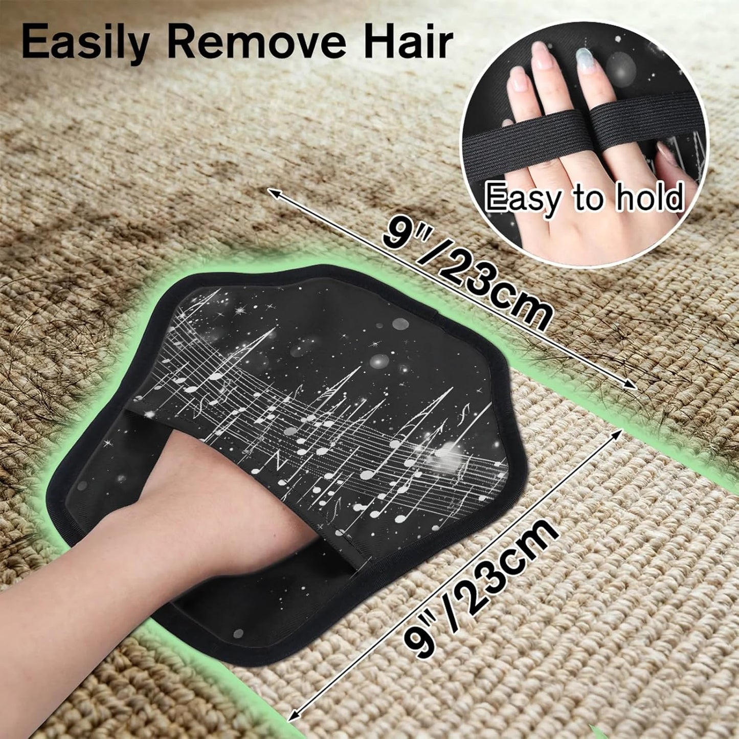 Pet Hair Removal Glove for Dogs Cats Reusable Washable Set