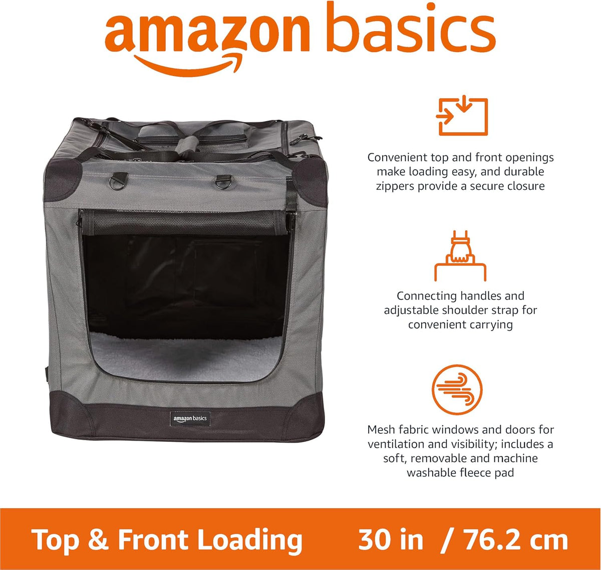 Folding Portable Soft Pet Dog Crate Carrier Kennel with