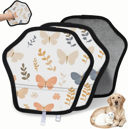 Pet Hair Removal Glove for Dogs Cats Reusable Washable Set