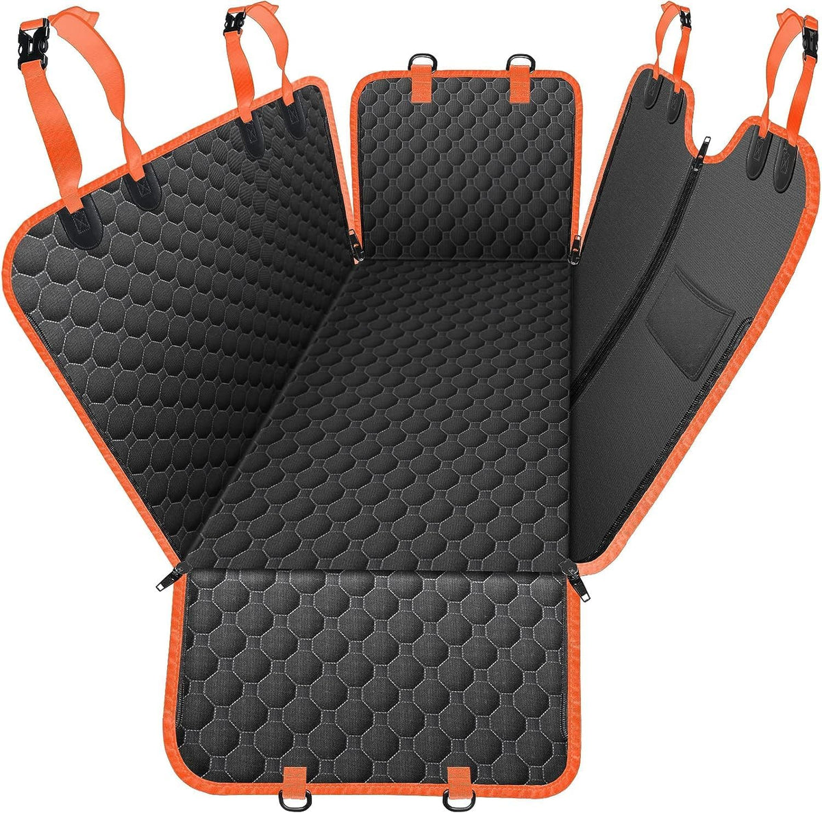 Dog Car Seat Cover for Back Seat, 2025 Upgraded Waterproof