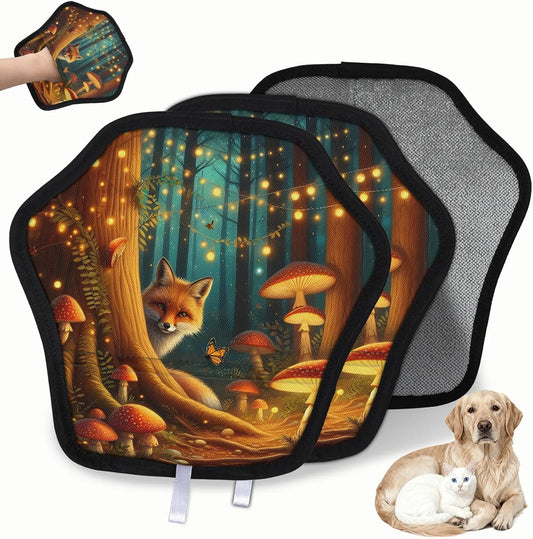 Pet Hair Removal Glove for Dogs Cats Reusable Washable Set