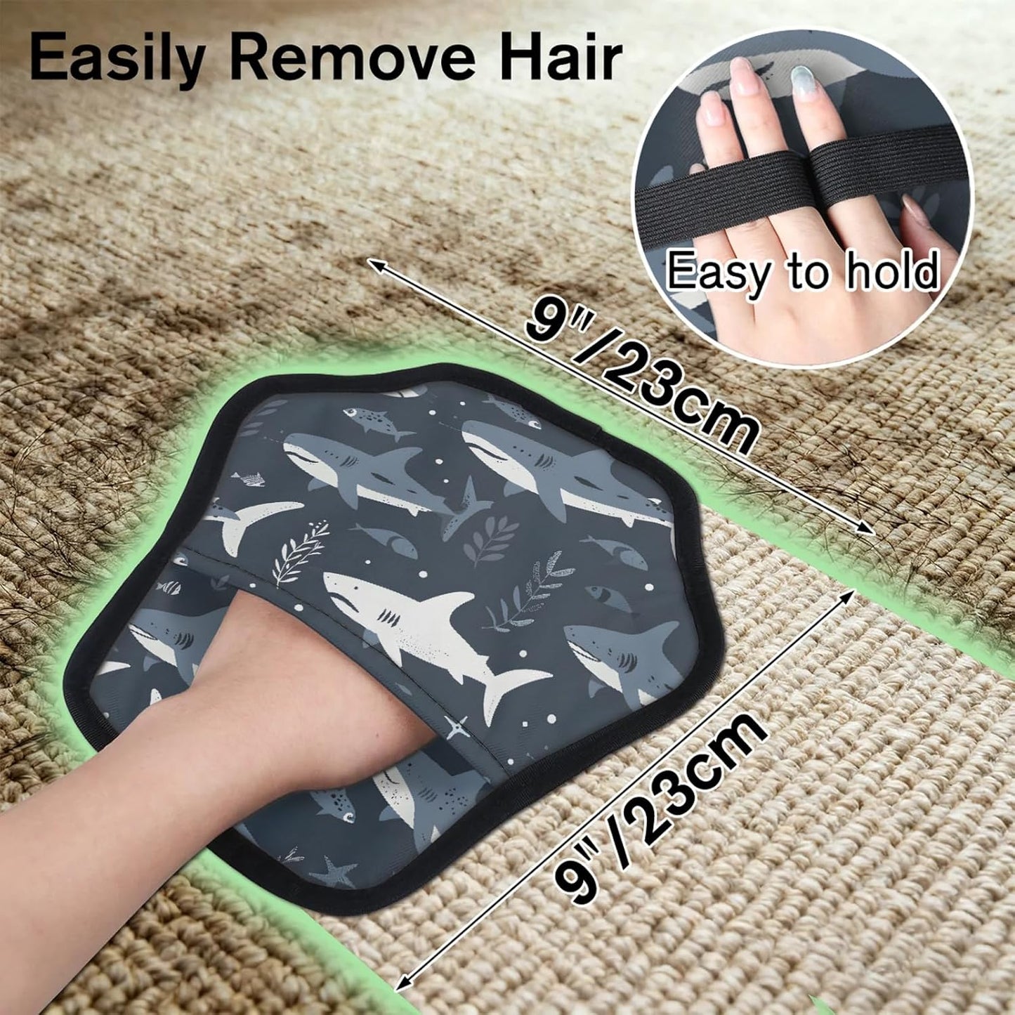 Pet Hair Removal Glove for Dogs Cats Reusable Washable Set
