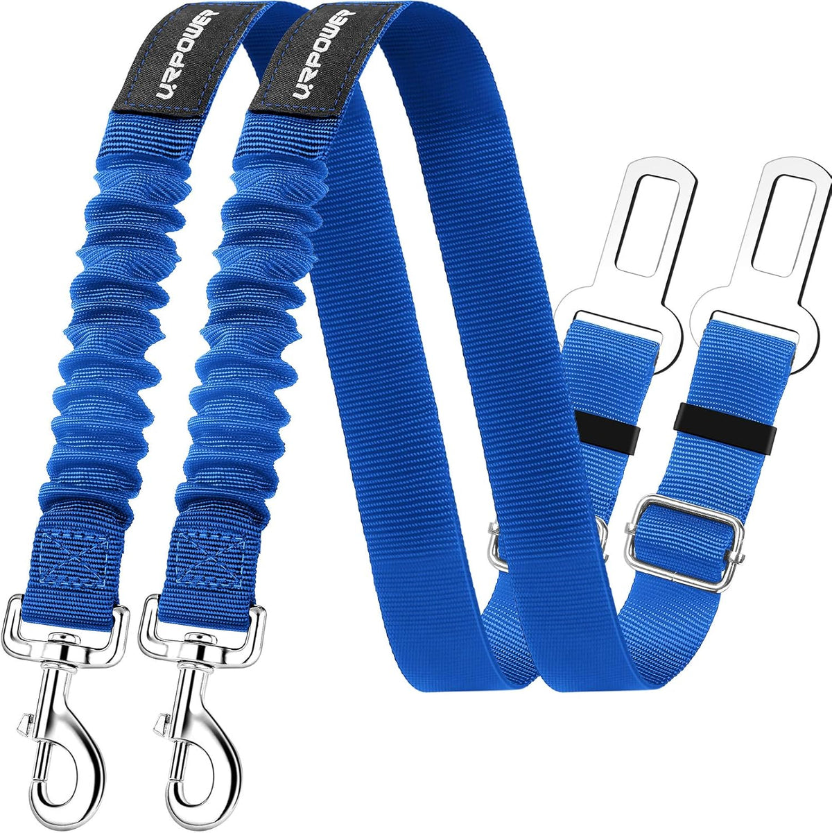 2 Pack Dog Seat Belt, Retractable Dog Car Harness