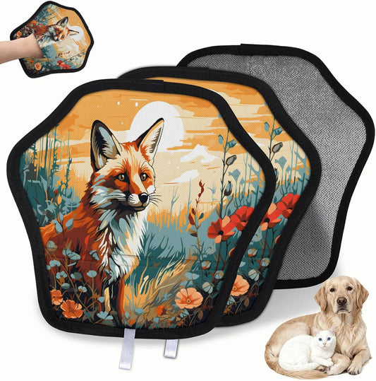 Pet Hair Removal Glove for Dogs Cats Reusable Washable Set