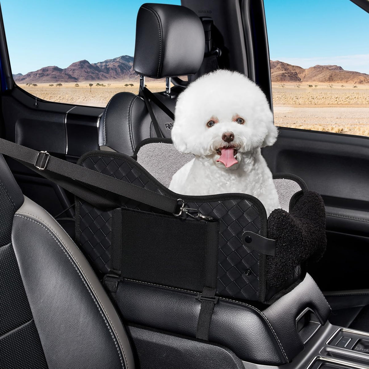 Center Console Dog Car Seat,Pet Puppy Car Seat,Middle