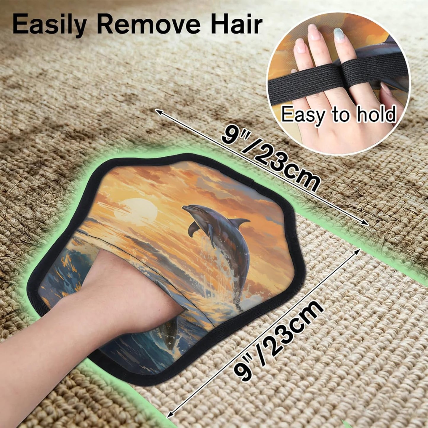 Pet Hair Removal Glove for Dogs Cats Reusable Washable Set